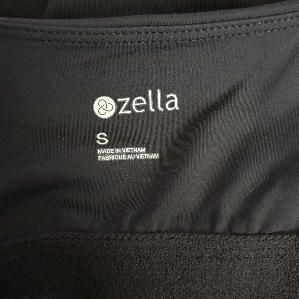 Zella Classic Black Tank Dress W/Built In Shorts - Picture 5 of 5
